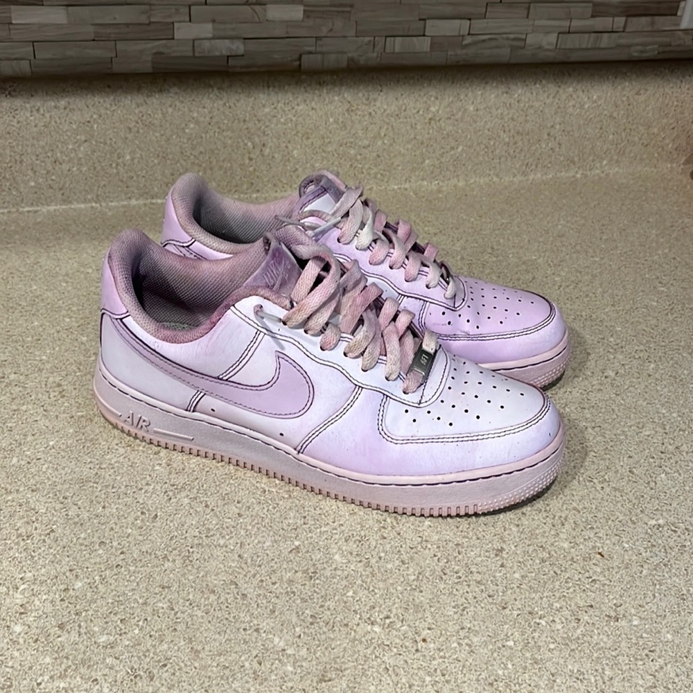 Nike Air Force ones purple tinted size 8.5